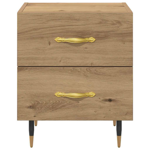 vidaXL Bedside Cabinet Artisan oak 40 x 35 x 47.5 cm Engineered wood