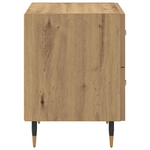 vidaXL Bedside Cabinet Artisan oak 40 x 35 x 47.5 cm Engineered wood