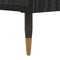 vidaXL Bedside Cabinet Black oak 40 x 35 x 47.5 cm Engineered wood