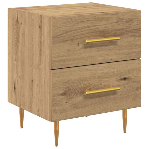 vidaXL Bedside Cabinet Artisan Oak 40 x 35 x 47.5 cm Engineered Wood