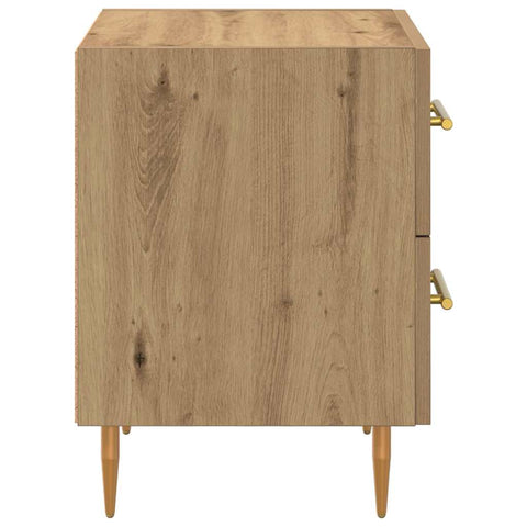 vidaXL Bedside Cabinet Artisan Oak 40 x 35 x 47.5 cm Engineered Wood