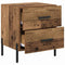 vidaXL Bedside Cabinet Old wood 40 x 35 x 47.5 cm Engineered wood
