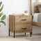 vidaXL Bedside Cabinet with Drawer 2 pcs Artisan oak 40 x 35 x 47.5 cm