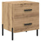 vidaXL Bedside Cabinet with Drawer 2 pcs Artisan oak 40 x 35 x 47.5 cm