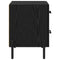vidaXL Bedside Cabinet Black oak 40 x 35 x 47.5 cm Engineered wood