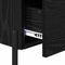 vidaXL Bedside Cabinet with Drawer 2 pcs Black oak 40 x 35 x 47.5 cm