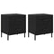 vidaXL Bedside Cabinet with Drawer 2 pcs Black oak 40 x 35 x 47.5 cm