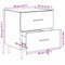 vidaXL Bedside Cabinet Old wood 40 x 35 x 47.5 cm Engineered wood