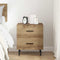 vidaXL Bedside Cabinet Artisan oak 40 x 35 x 47.5 cm Engineered wood