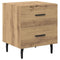 vidaXL Bedside Cabinet Artisan oak 40 x 35 x 47.5 cm Engineered wood