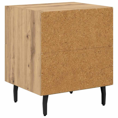vidaXL Bedside Cabinet Artisan oak 40 x 35 x 47.5 cm Engineered wood
