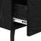 vidaXL Bedside Cabinet Black oak 40 x 35 x 47.5 cm Engineered wood