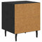 vidaXL Bedside Cabinet Black oak 40 x 35 x 47.5 cm Engineered wood