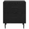 vidaXL Bedside Cabinet Black oak 40 x 35 x 47.5 cm Engineered wood