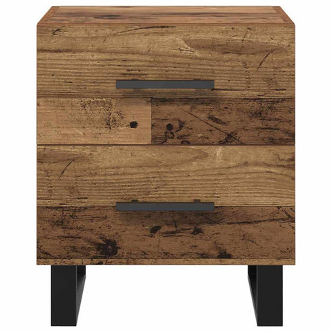 vidaXL Bedside Cabinet Old wood 40 x 35 x 47.5 cm Engineered wood