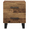 vidaXL Bedside Cabinet Old wood 40 x 35 x 47.5 cm Engineered wood