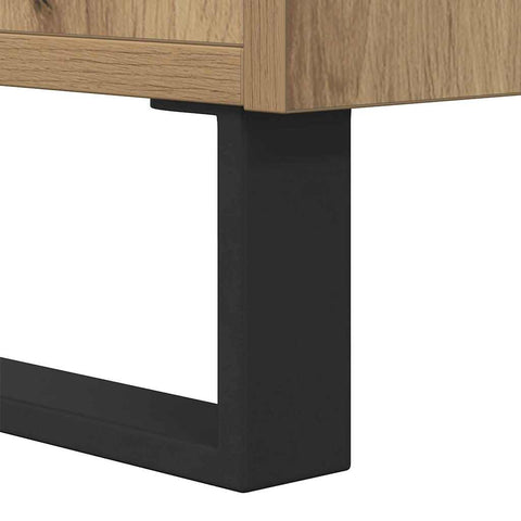 vidaXL Bedside Cabinet Artisan oak 40 x 35 x 47.5 cm Engineered wood