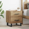 vidaXL Bedside Cabinet Artisan oak 40 x 35 x 47.5 cm Engineered wood