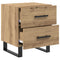 vidaXL Bedside Cabinet Artisan oak 40 x 35 x 47.5 cm Engineered wood