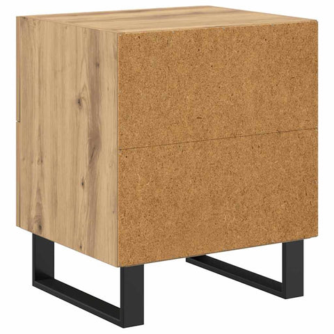 vidaXL Bedside Cabinet Artisan oak 40 x 35 x 47.5 cm Engineered wood