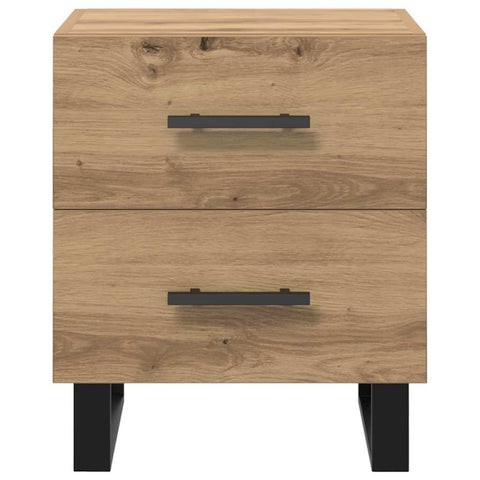 vidaXL Bedside Cabinet Artisan oak 40 x 35 x 47.5 cm Engineered wood