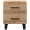 vidaXL Bedside Cabinet Artisan oak 40 x 35 x 47.5 cm Engineered wood