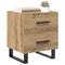 vidaXL Bedside Cabinet Artisan oak 40 x 35 x 47.5 cm Engineered wood