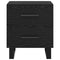 vidaXL Bedside Cabinet Black oak 40 x 35 x 47.5 cm Engineered wood