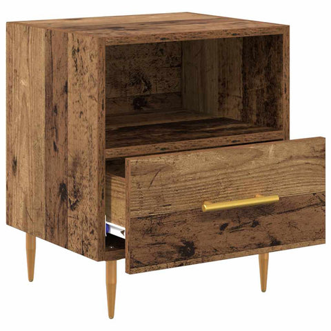 vidaXL Bedside Table Brown 40 x 35 x 47.5 cm Engineered wood