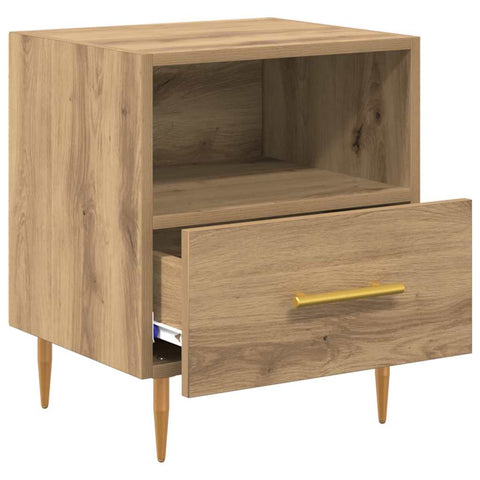 vidaXL Bedside Table Brown 40 x 35 x 47.5 cm Engineered wood