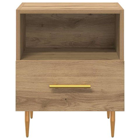 vidaXL Bedside Table 2 pcs Brown 40 x 35 x 47.5 cm Engineered wood