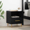 vidaXL Bedside Table Black 40 x 35 x 47.5 cm Engineered wood