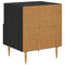 vidaXL Bedside Table Black 40 x 35 x 47.5 cm Engineered wood