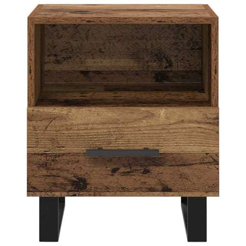 vidaXL Bedside Cabinet Old wood 40 x 35 x 47.5 cm Engineered wood