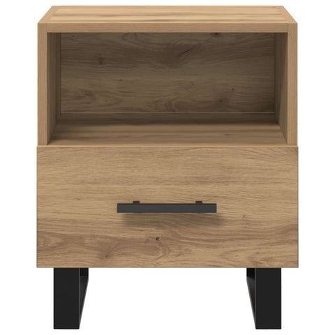 vidaXL Bedside Cabinet Artisan oak 40 x 35 x 47.5 cm Engineered wood