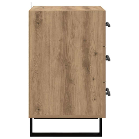 vidaXL Bedside Cabinet Artisan Oak 40 x 40 x 66 cm Engineered Wood
