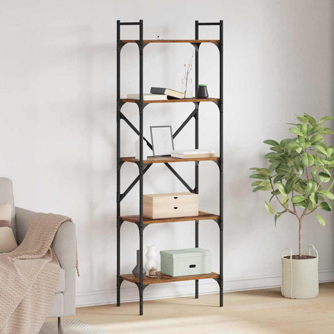 vidaXL Bookcase Old Wood 56 x 32 x 174 cm Engineered Wood