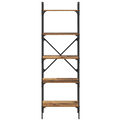 vidaXL Bookcase Old Wood 56 x 32 x 174 cm Engineered Wood