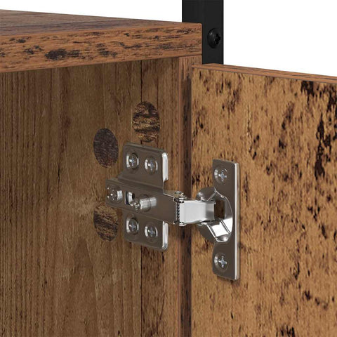 vidaXL Bookcase Old Wood 44.5 x 30 x 154.5 cm Engineered Wood