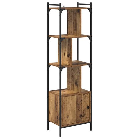 vidaXL Bookcase Old Wood 44.5 x 30 x 154.5 cm Engineered Wood