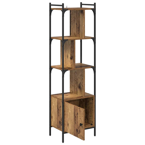 vidaXL Bookcase Old Wood 44.5 x 30 x 154.5 cm Engineered Wood
