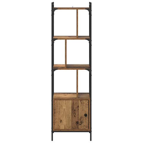 vidaXL Bookcase Old Wood 44.5 x 30 x 154.5 cm Engineered Wood