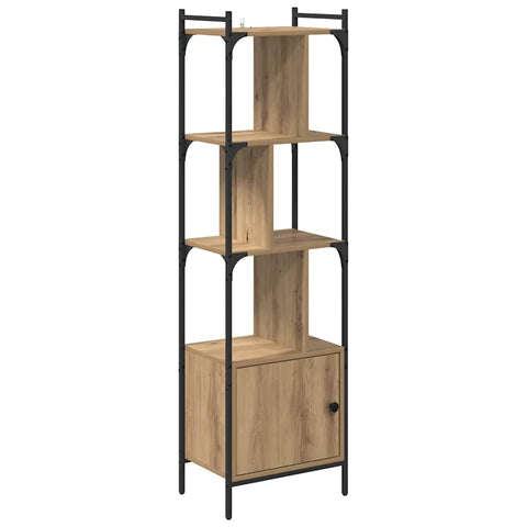 vidaXL Bookcase Artisan Oak 44.5 x 30 x 154.5 cm Engineered Wood
