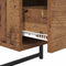 vidaXL Bedside Cabinet 2 pcs Old wood 35 x 30 x 51 cm Engineered wood