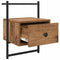 vidaXL Bedside Cabinet 2 pcs Old wood 35 x 30 x 51 cm Engineered wood