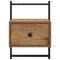 vidaXL Bedside Cabinet 2 pcs Old wood 35 x 30 x 51 cm Engineered wood