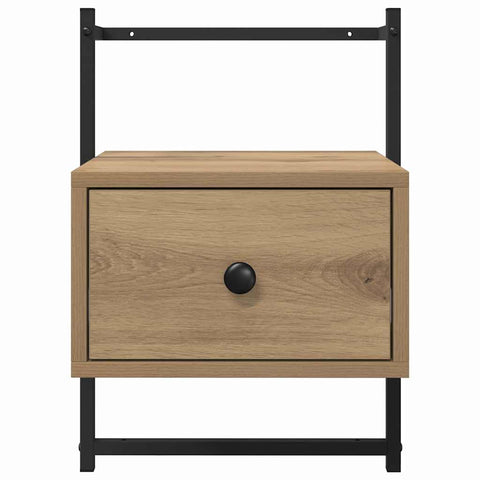 vidaXL Bedside Cabinet Artisan oak 35 x 30 x 51 cm Engineered wood