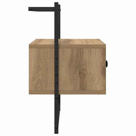 vidaXL Bedside Cabinet Artisan oak 35 x 30 x 51 cm Engineered wood