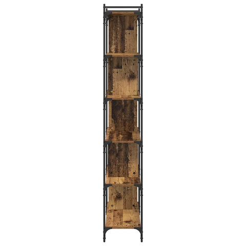 vidaXL Bookcase Old wood 76 x 32 x 192 cm Engineered wood