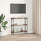 vidaXL Console Table with Shelf Old wood 75 x 22.5 x 75 cm